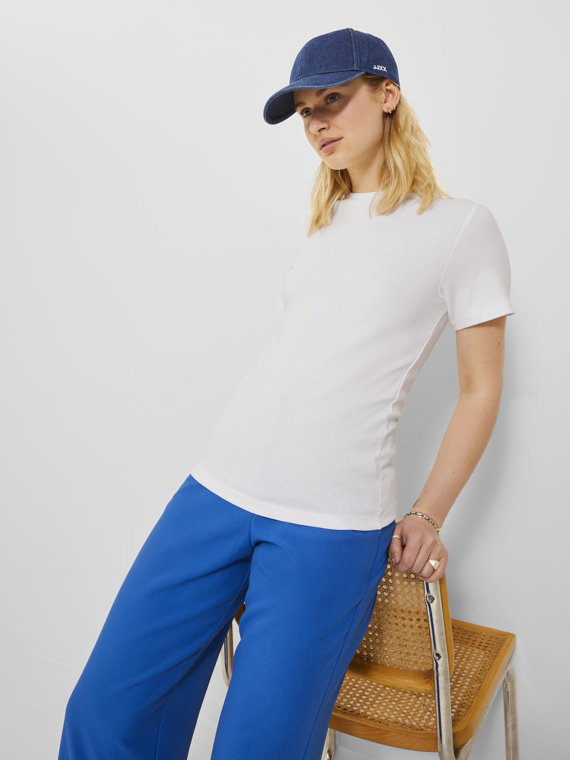 JXBELLE T-Shirt - Bright White